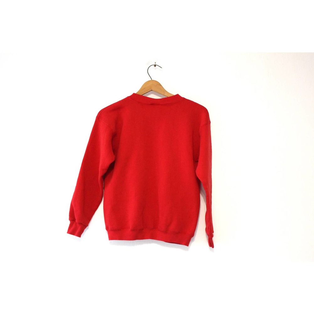 Vintage Kids Walt Disney Mickey Minnie Christmas Sweatshirt Large - Picture 4 of 4